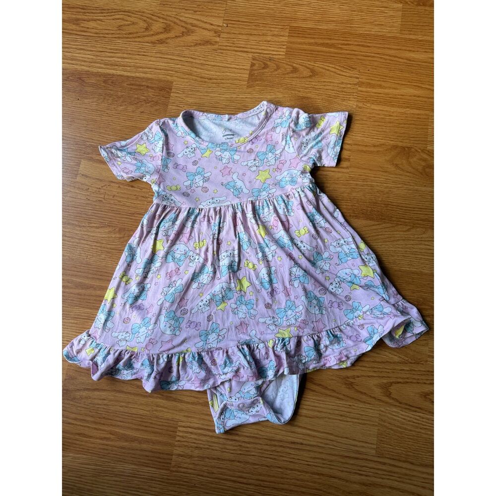 Posh Peanut Cinnamaroll Bodysuit Ruffled Twirl Dress Size 2T